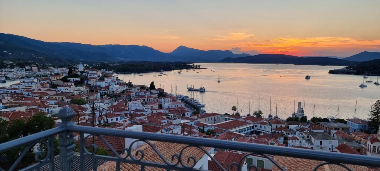 Panoramic View Apartment Poros Town Bagian luar foto